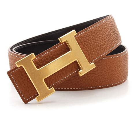 brown hermes belt white pants men